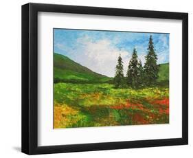 Down the Valley, 2012-Patricia Brintle-Framed Giclee Print