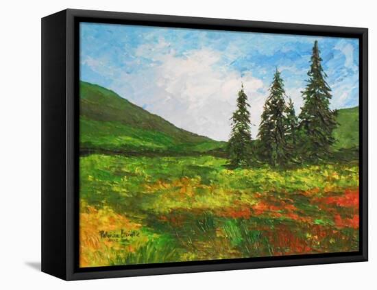 Down the Valley, 2012-Patricia Brintle-Framed Stretched Canvas