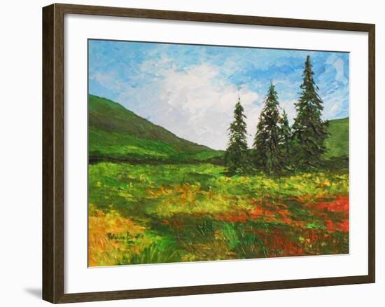 Down the Valley, 2012-Patricia Brintle-Framed Giclee Print