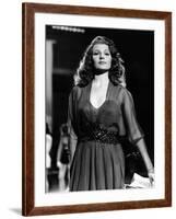 DOWN TO EARTH, 1947 directed by ALEXANDER HALL Rita Hayworth (b/w photo)-null-Framed Photo