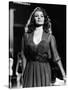 DOWN TO EARTH, 1947 directed by ALEXANDER HALL Rita Hayworth (b/w photo)-null-Stretched Canvas