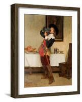 Down to the Dregs, 1880-John Seymour Lucas-Framed Giclee Print