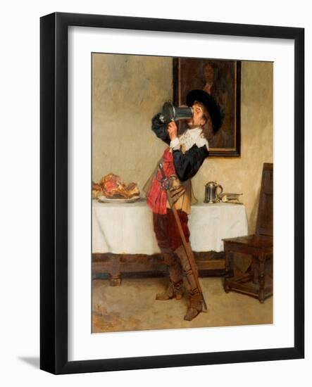 Down to the Dregs, 1880-John Seymour Lucas-Framed Giclee Print