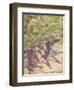 'Down to the river presently came a she-wolf to drink', c1912 (1912)-Ernest Dudley Heath-Framed Giclee Print