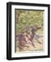 'Down to the river presently came a she-wolf to drink', c1912 (1912)-Ernest Dudley Heath-Framed Giclee Print