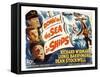 Down to the Sea in Ships, Lionel Barrymore, Dean Stockwell, Richard Widmark, 1949-null-Framed Stretched Canvas