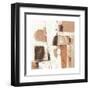 Down to the Street Warm-Mike Schick-Framed Art Print