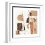 Down to the Street Warm-Mike Schick-Framed Art Print