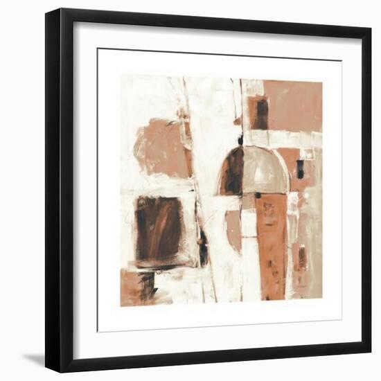 Down to the Street Warm-Mike Schick-Framed Art Print