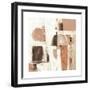 Down to the Street Warm-Mike Schick-Framed Art Print