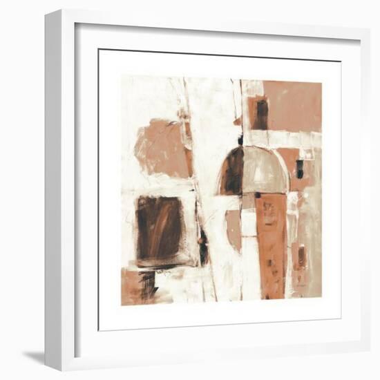 Down to the Street Warm-Mike Schick-Framed Art Print