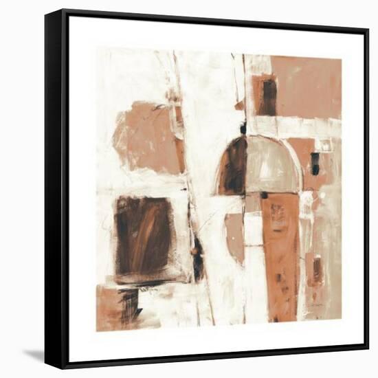 Down to the Street Warm-Mike Schick-Framed Stretched Canvas