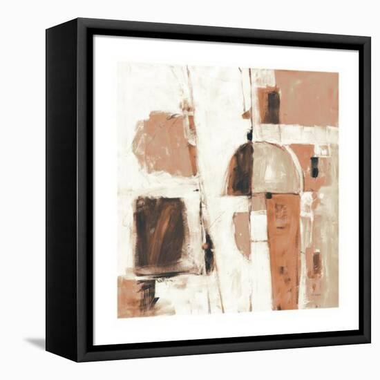 Down to the Street Warm-Mike Schick-Framed Stretched Canvas