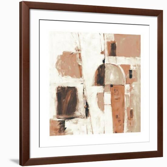 Down to the Street Warm-Mike Schick-Framed Art Print