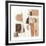 Down to the Street Warm-Mike Schick-Framed Art Print