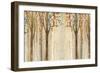 Down to the Woods Autumn Teal Crop-Avery Tillmon-Framed Art Print