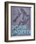 Down Under…er - 1895, New Zealand Map-null-Framed Premium Giclee Print