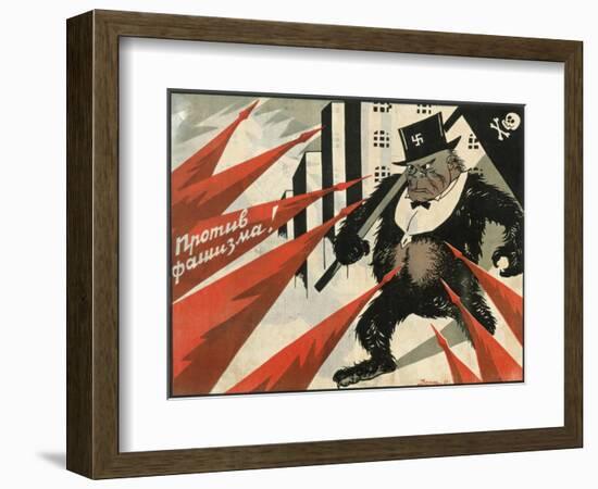 Down with Fascism!, 1929-Viktor Nikolaevich Deni-Framed Giclee Print