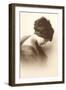 Downcast Woman with Headband-null-Framed Art Print