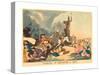 Downfall of Monopoly in 1800, Published 1800, Hand-Colored Etching, Rosenwald Collection-Thomas Rowlandson-Stretched Canvas