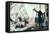 Downfall of Mother Bank, 1833-Henry R. Robinson-Framed Stretched Canvas