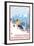 Downhhill Snow Skier, Mission Ridge, Washington-Lantern Press-Framed Art Print