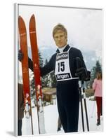 Downhill Racer by Michael Ritchie with Robert Redford, 1969 (photo)-null-Framed Photo