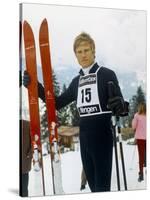 Downhill Racer by Michael Ritchie with Robert Redford, 1969 (photo)-null-Stretched Canvas