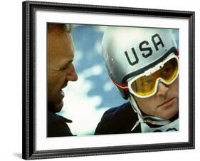 Downhill Racer, Gene Hackman, Robert Redford, 1969-null-Framed Photo