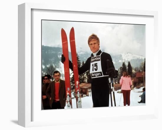 Downhill Racer, Robert Redford, 1969-null-Framed Photo