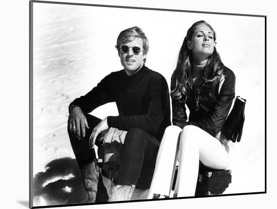 Downhill Racer, Robert Redford, Camilla Sparv, 1969-null-Mounted Photo