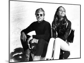 Downhill Racer, Robert Redford, Camilla Sparv, 1969-null-Mounted Photo