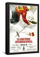 Downhill Skiing Promotion - Il Concurso Internacional-null-Framed Poster