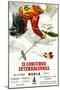 Downhill Skiing Promotion - Il Concurso Internacional-Lantern Press-Mounted Art Print