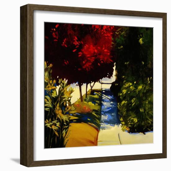 Downhill Stretch-Lou Wall-Framed Giclee Print