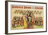 Downie Bros. Big 3 Ring Circus Poster-null-Framed Giclee Print