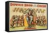 Downie Bros. Big 3 Ring Circus Poster-null-Framed Stretched Canvas