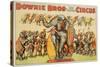 Downie Bros. Big 3 Ring Circus Poster-null-Stretched Canvas