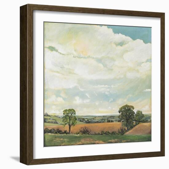 Downland Sky, 2001-Margaret Hartnett-Framed Giclee Print