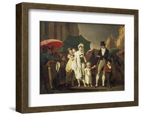 Downpour, 1803-1804-Louis Leopold Boilly-Framed Giclee Print