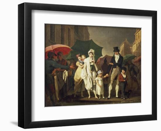 Downpour, 1803-1804-Louis Leopold Boilly-Framed Giclee Print