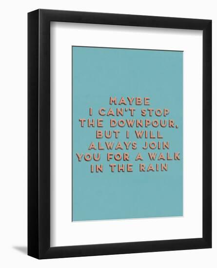 Downpour-null-Framed Art Print