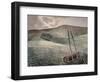 Downs in Winter-Eric Ravilious-Framed Giclee Print