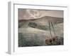 Downs in Winter-Eric Ravilious-Framed Premium Giclee Print