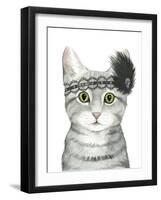 Downton Cat III-Grace Popp-Framed Art Print