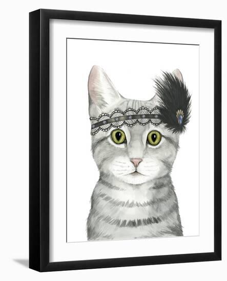Downton Cat III-Grace Popp-Framed Art Print