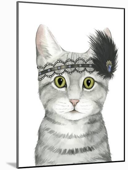 Downton Cat III-Grace Popp-Mounted Art Print