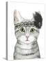 Downton Cat III-Grace Popp-Stretched Canvas