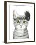 Downton Cat III-Grace Popp-Framed Art Print