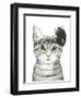 Downton Cat III-Grace Popp-Framed Art Print